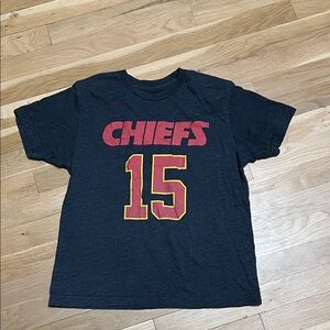 NFL Chiefs Kids Black and Red Tee